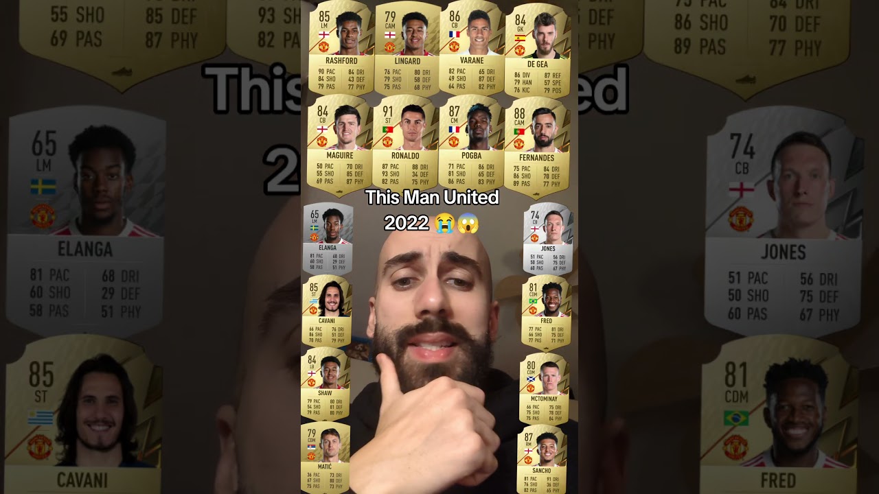 This Manchester united card on fifa 22 with Ronaldo