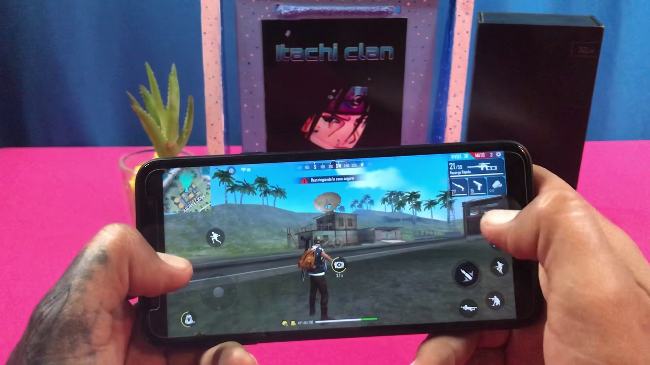 Probando FREE FIRE En Samsung J4 Core Se Traba Mucho🤔