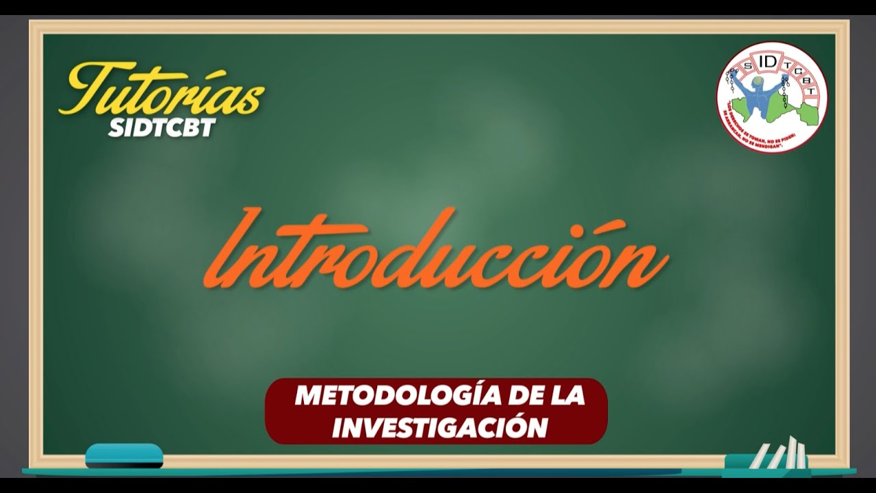 METODOLOGÍA DE LA INVESTIGACIÓN - BLOQUE 1 - INTRODUCCIÓN