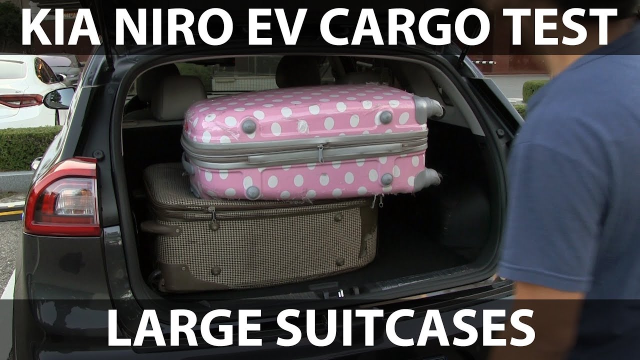 Kia Niro EV large suitcase test