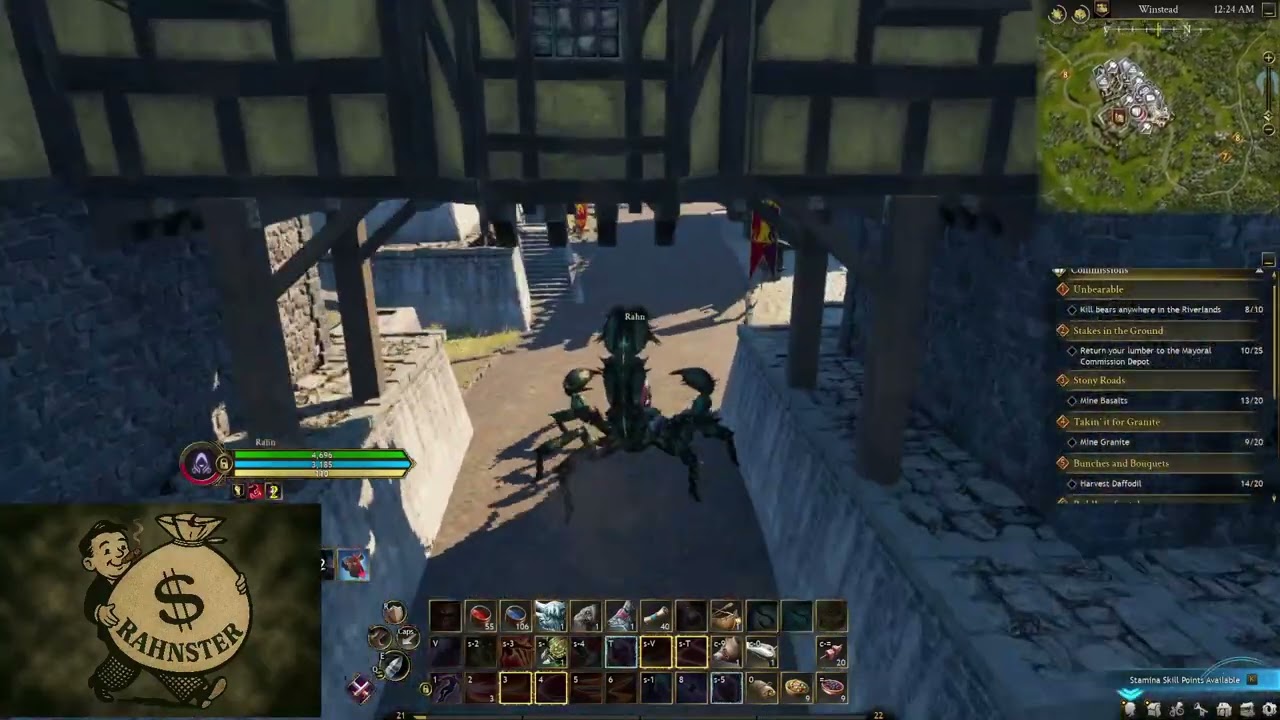 Ashes of Creation Solo Rogue 21+ Cleric Alt level 12+ 310hr+ vet! Mastering gathering/goldmaking!
