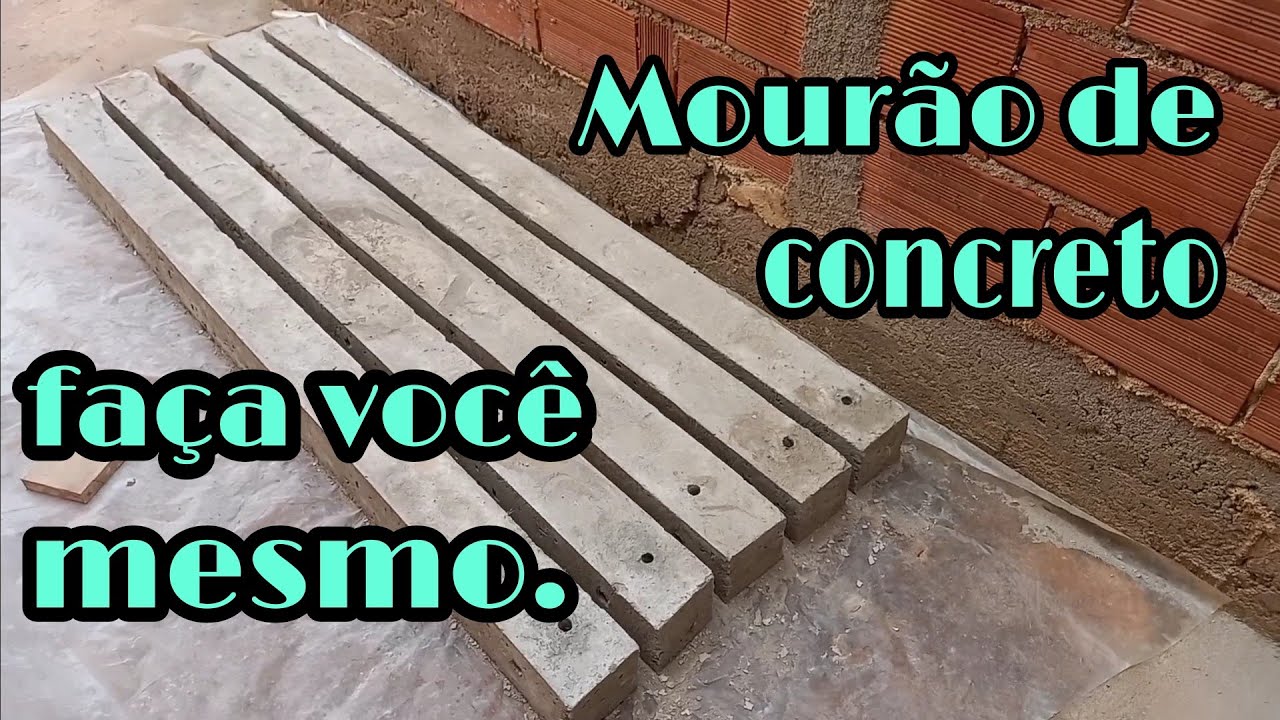 Como fazer mourão de Cimento/Passo a passo