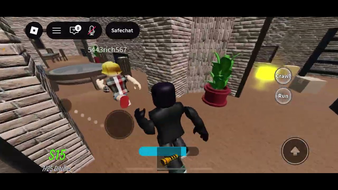 Playing knock knock 