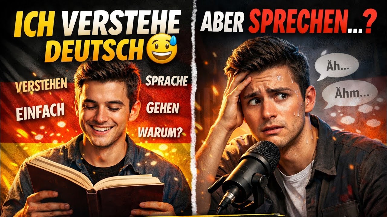 Ich verstehe Deutsch, aber ich kann nicht sprechen | Deutsch B1–B2 Podcast