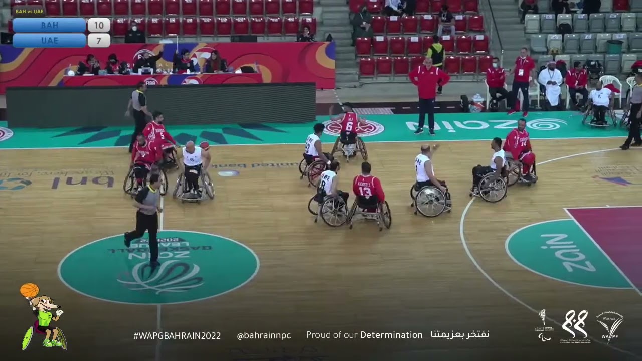 3rd West Asian Para Games   Bahrain 2022   Wheelchair Basketball   BHR vs UAE   20 2 2022