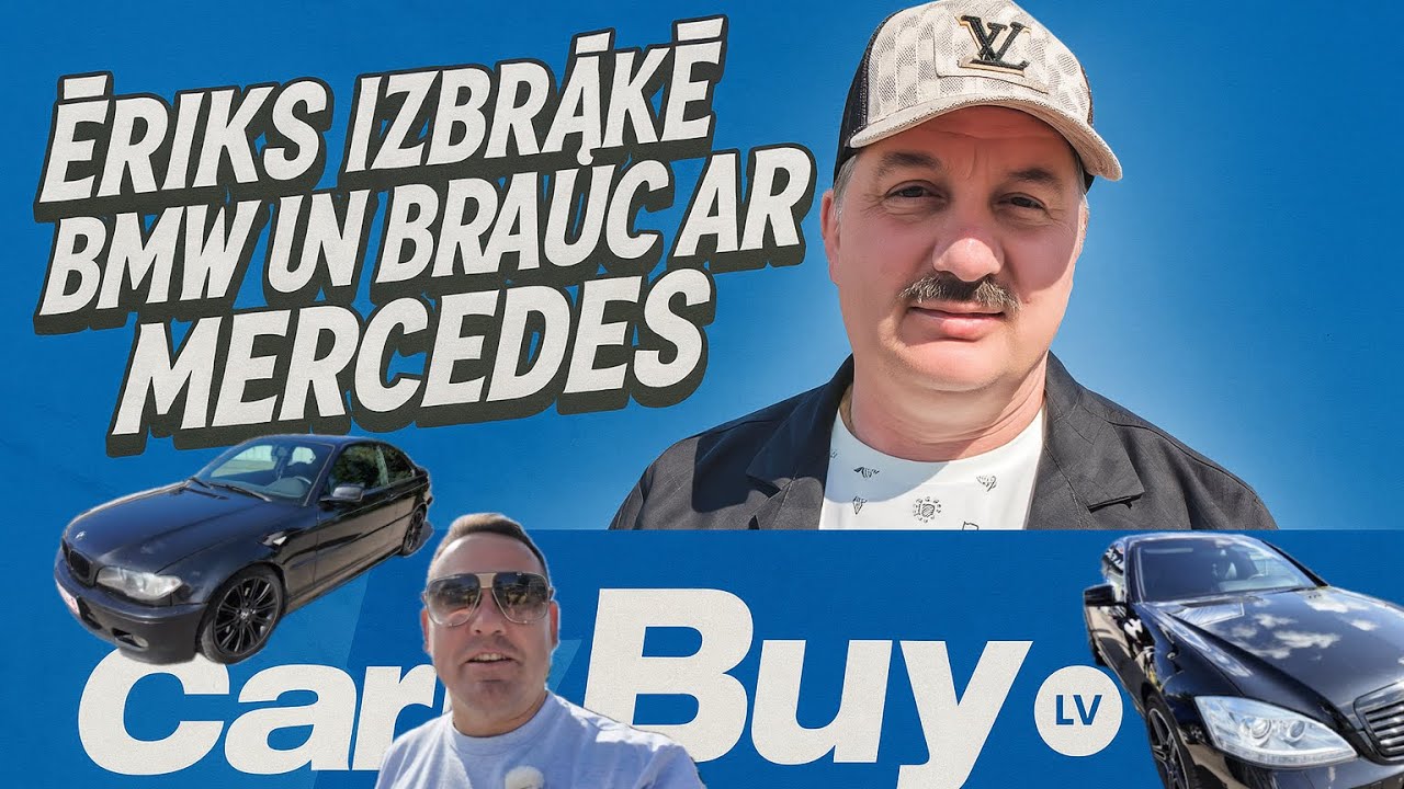 ĒRIKS IZBRĀĶĒ BMW E46 COUPE UN BRAUC AR MERCEDES S-CLASS
