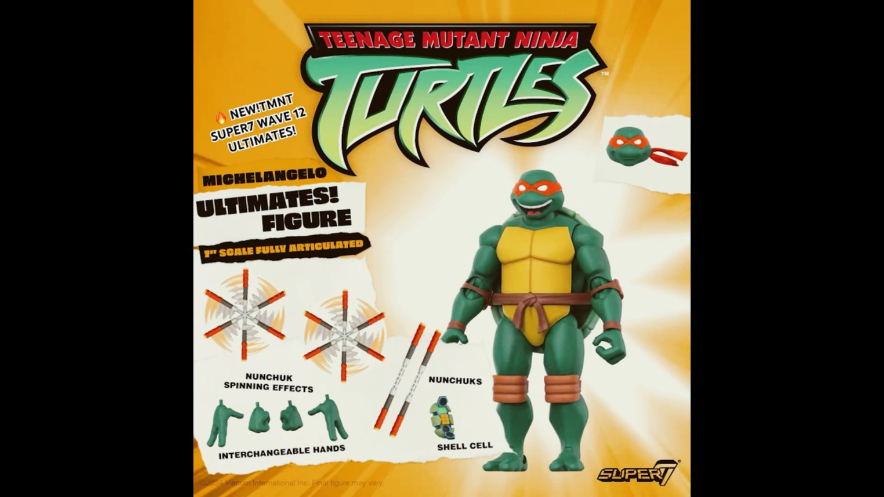 NEW SUPER7 TMNT 2003 WAVE 12 ULTIMATES 🔥🔥!!