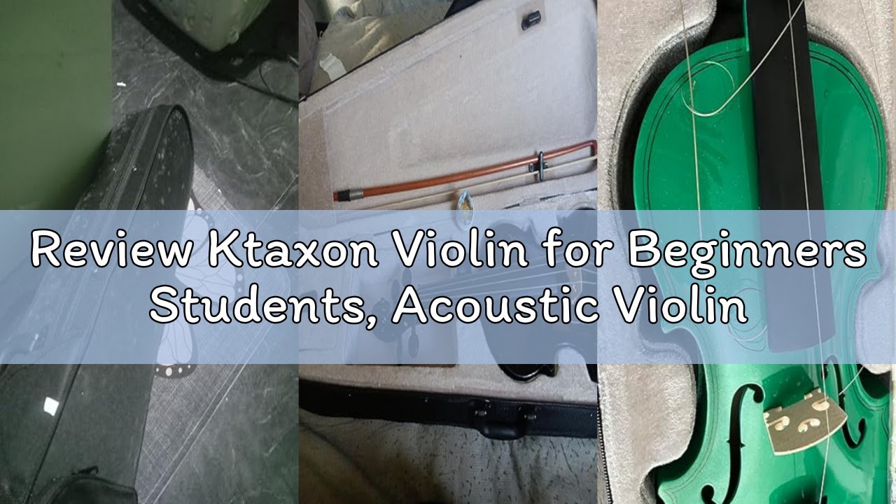 Review Ktaxon Violin for Beginners Students, Acoustic Violins 4/4, Full Size Fiddle Kit with Case, B
