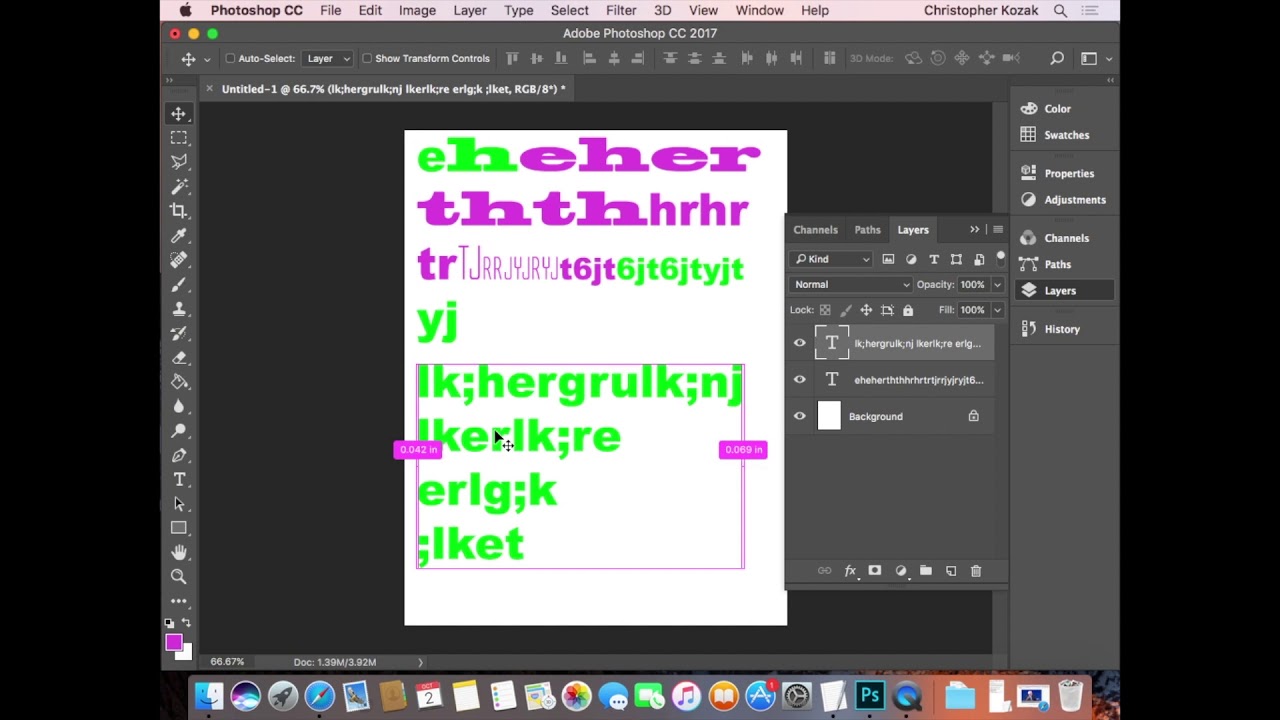 Phast Photoshop - Text Tool