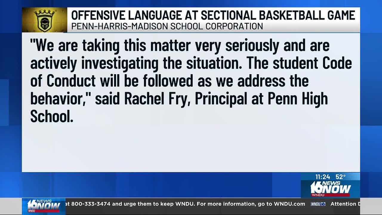 Penn High School principal addresses racist language used during basketball livestream