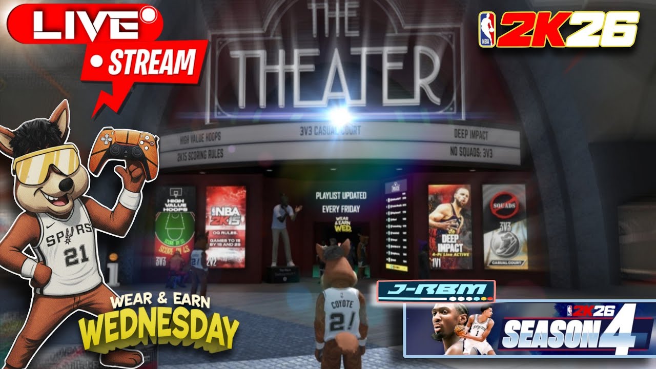 NBA2K26 The THEATER 3V3s [Wear&EARN Wednesday]