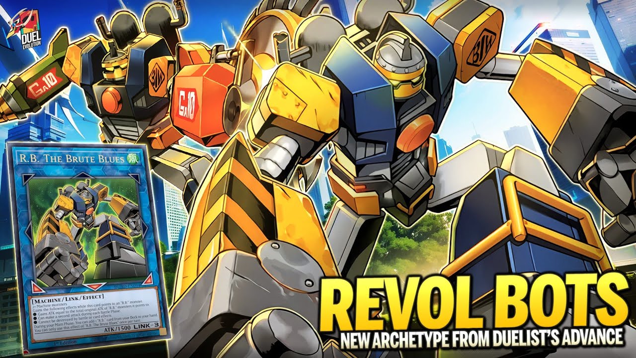 Deck R.B. Revol Bots|EDOPRO| Replays 🎮 + Decklist ✔️