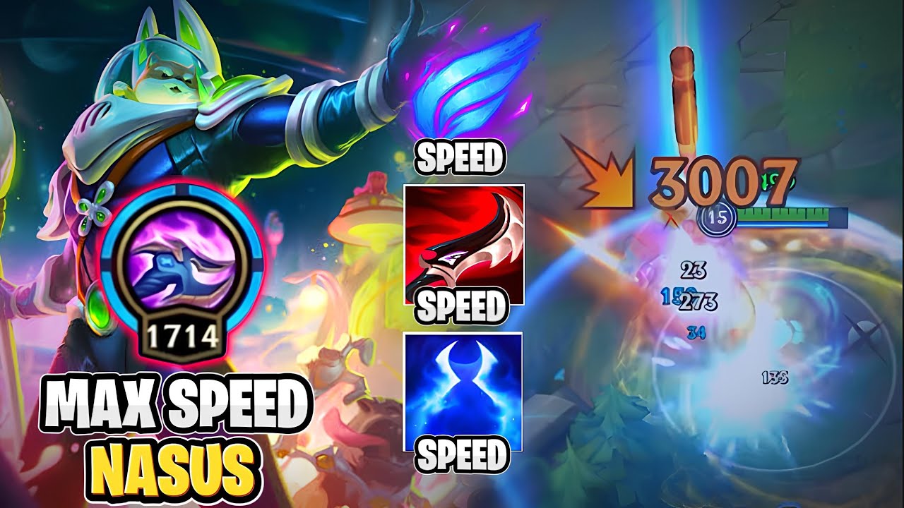 This One-Shot And Speed Build Makes Nasus The Best Assasin! Wild Rift Nasus