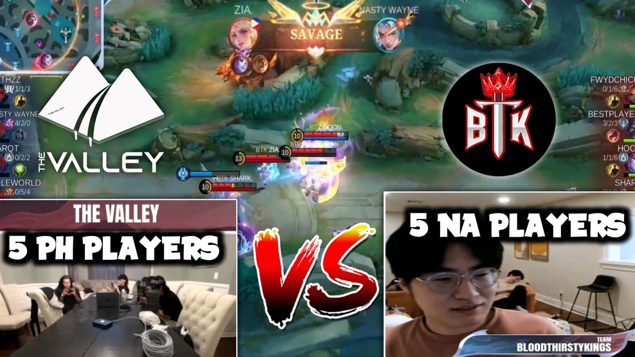 5 PH 🇵🇭 PLAYERS VS 5 NA PLAYERS - NACT DAY 1 STARTED AND BTK IS NOT PLAYING AROUND. . .