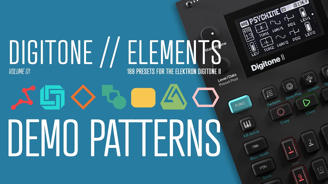 Digitone II Pack: Elements Volume 01 (Demo Patterns)