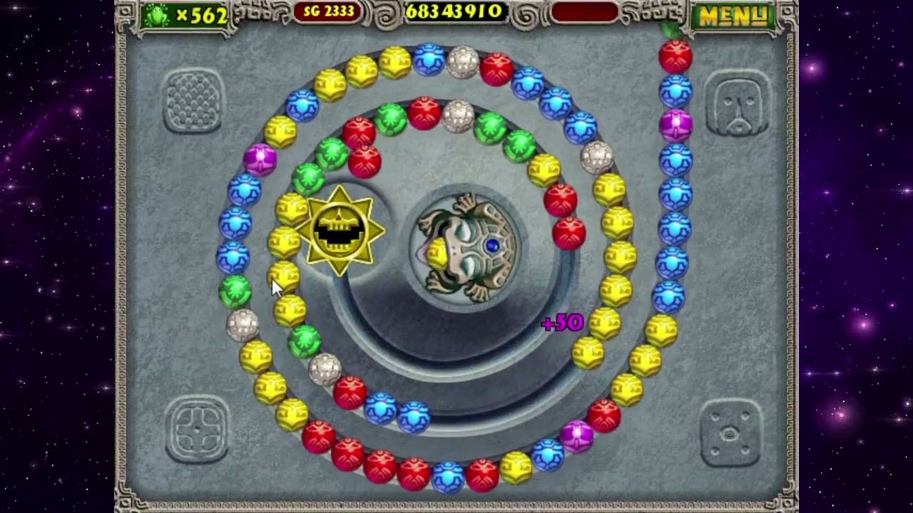 Zuma Deluxe (Gauntlet mode, Random, practice) - SG 2326 to SG 2350