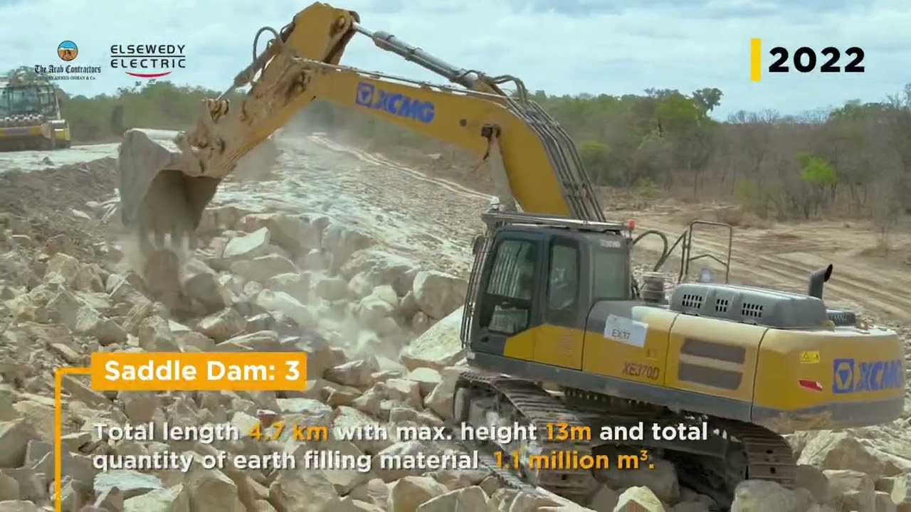 Julius Nyerere Hydropower Plant Project with the achieved Millstone from 2019 till 2023