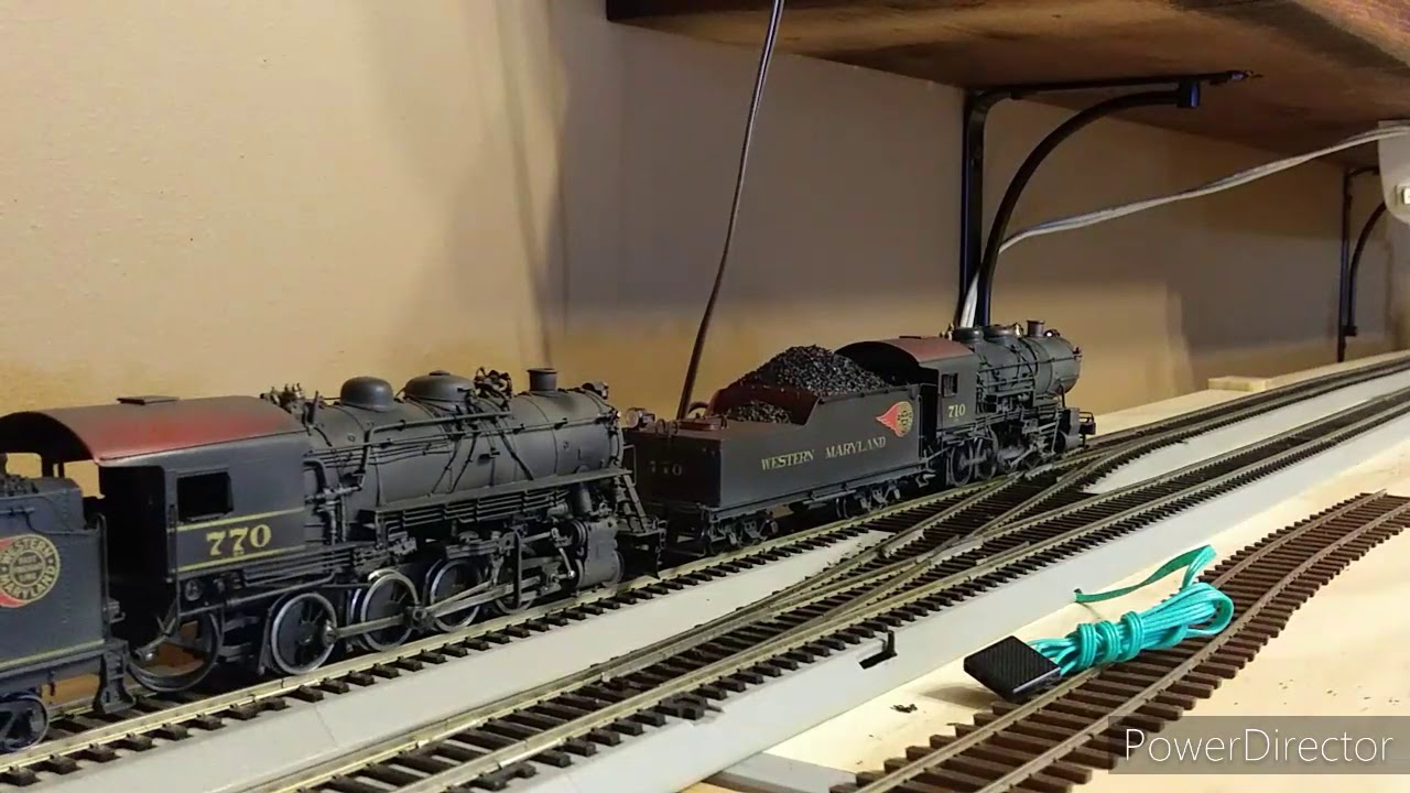 HO Scale Western Maryland Custom Brass and OMI  H7 and 8 2-8-0s with DCC Tsunami2  Sound Decoder