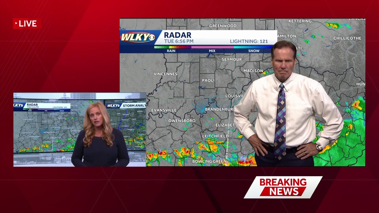 LIVE | Powerful storms moving through, tornado and storm warnings issued