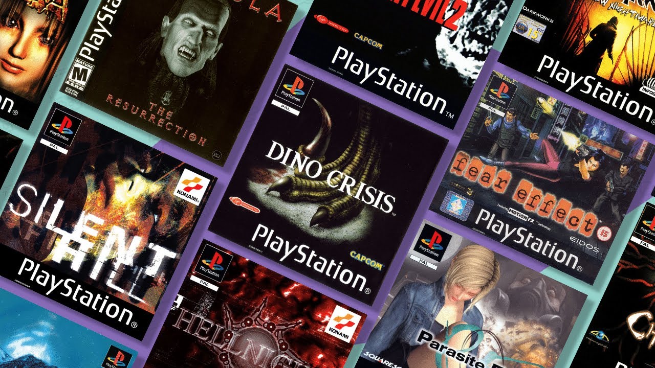 Best 17 Survival Horror Games for PS1 /  Los 17 mejores juegos de terror y supervivencia para PS1