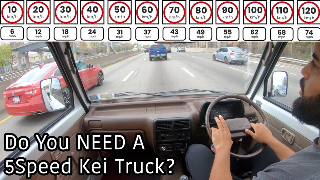 Kei Truck POV Highway Drive Part 1 (Daihatsu HiJet)