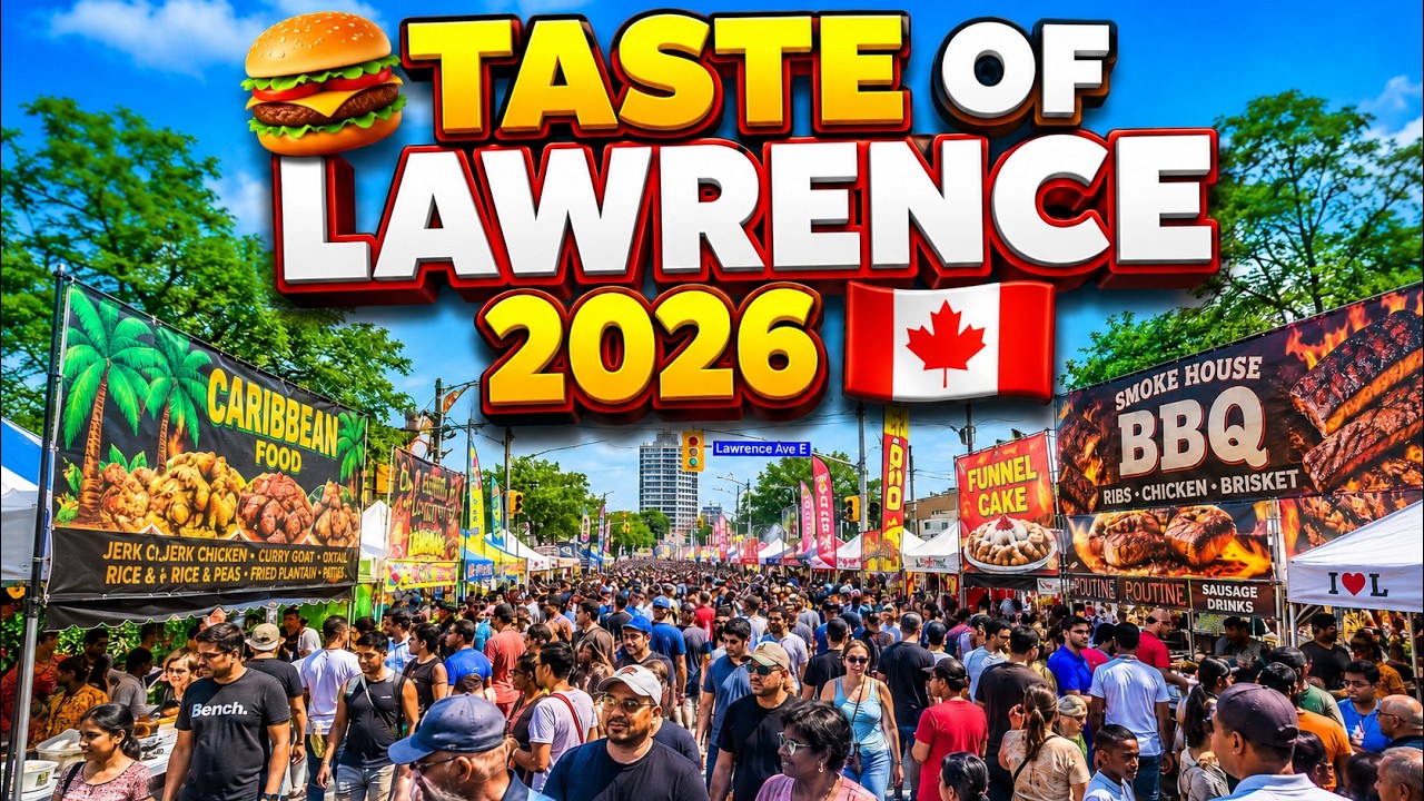 Taste of Lawrence 2026 Toronto 🇨🇦 | Massive Crowds, 170+ Food Vendors & Live Music Festival