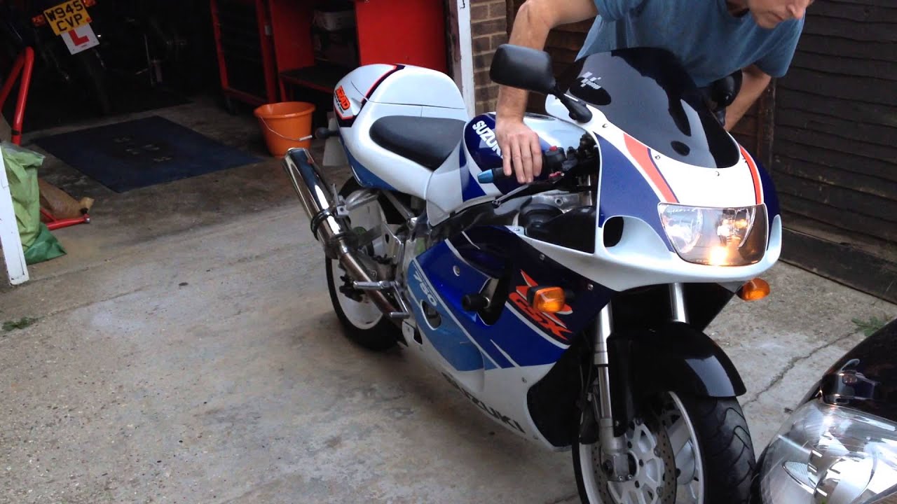 gsxr 750 SRAD 1997 running and revving-FOR SALE LINK IN DESCRIPTION
