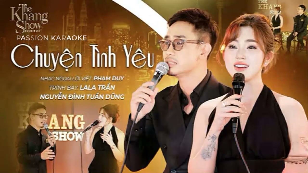 KARAOKE: CHUYỆN TÌNH YÊU | SONG CA MỚI | PASSION BEAT.