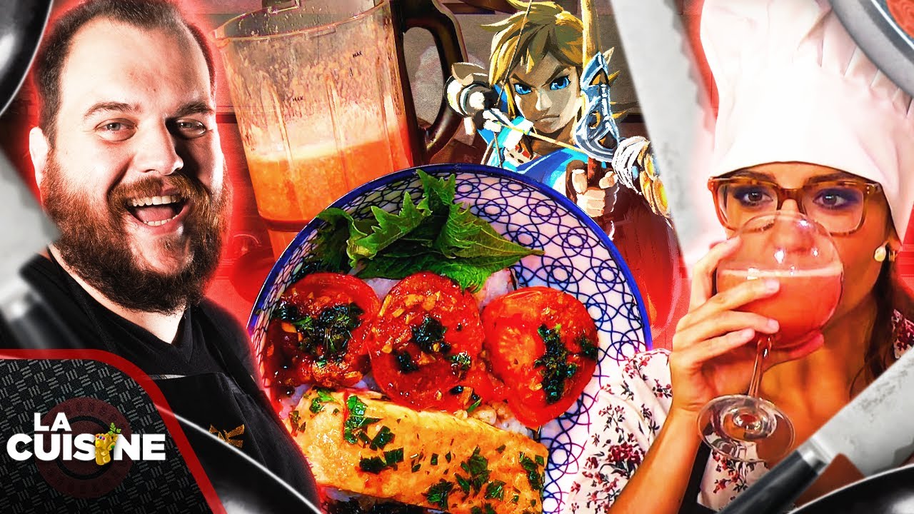 @GASTRONOGEEK et @CaroleQuintaine  préparent le Saumon Meunière Max de Zelda 🤩🍤 | La Cuisine