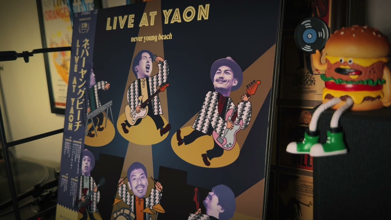 Never young beach「LIVE AT YAON」2025 レコード VINYL