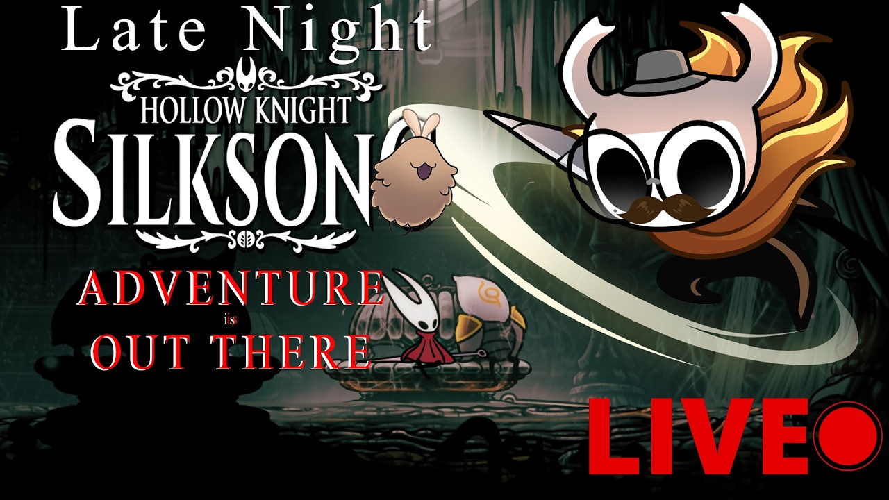 GROAL THE GREAT HAS FALLEN!! The adventure continues! Night Hollow Knight: Silksong Part #18 LIVE