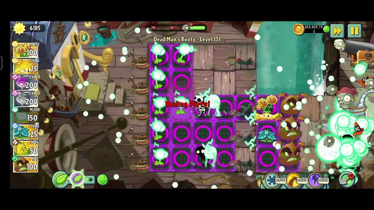 Pvz 2 Dead man's Booty lvl 131