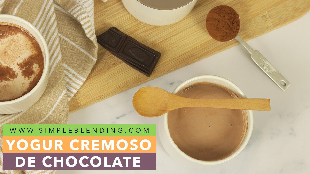 YOGUR CREMOSO DE CHOCOLATE | Yogur casero de chocolate | Yogur rápido de chocolate