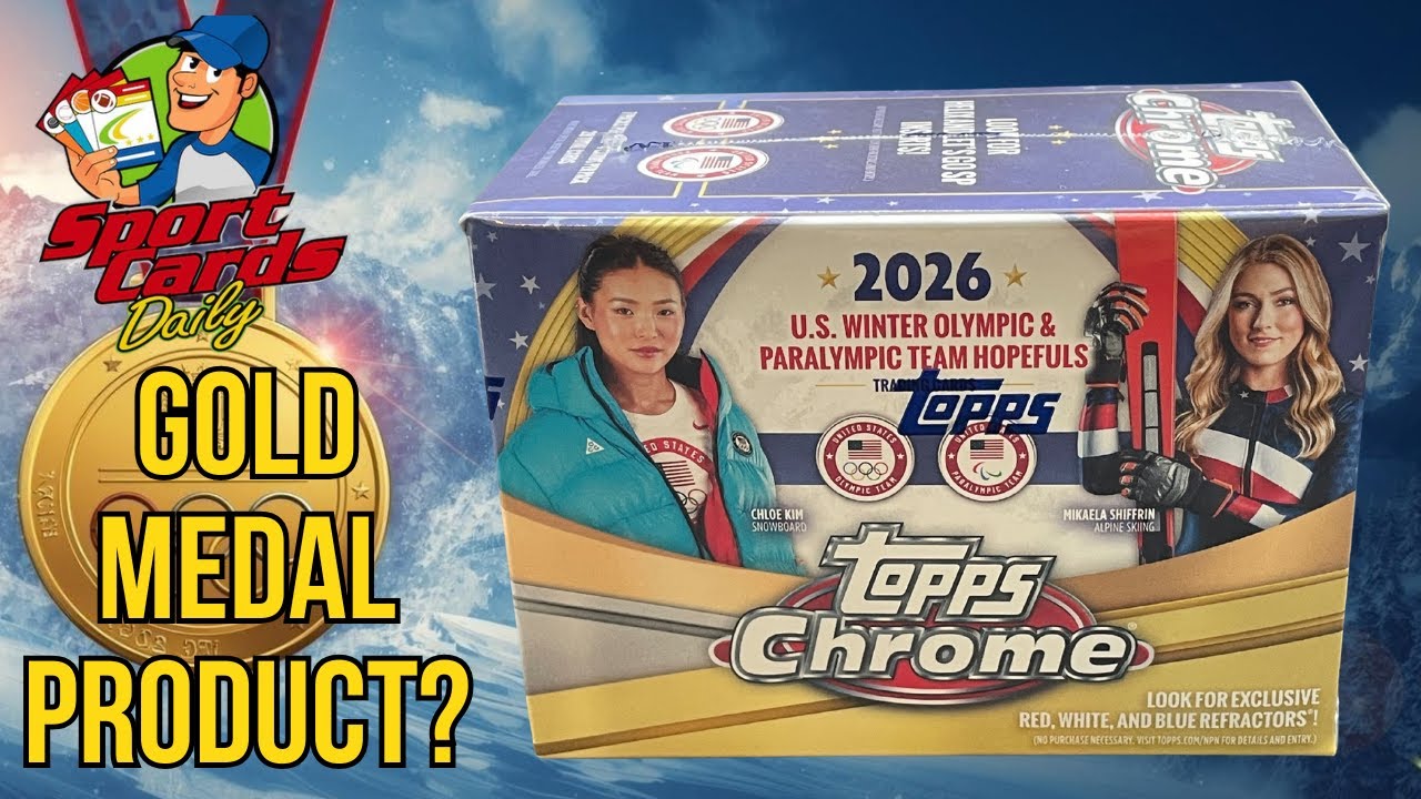 2026 Topps Chrome Winter Olympics BLASTER Box Rip