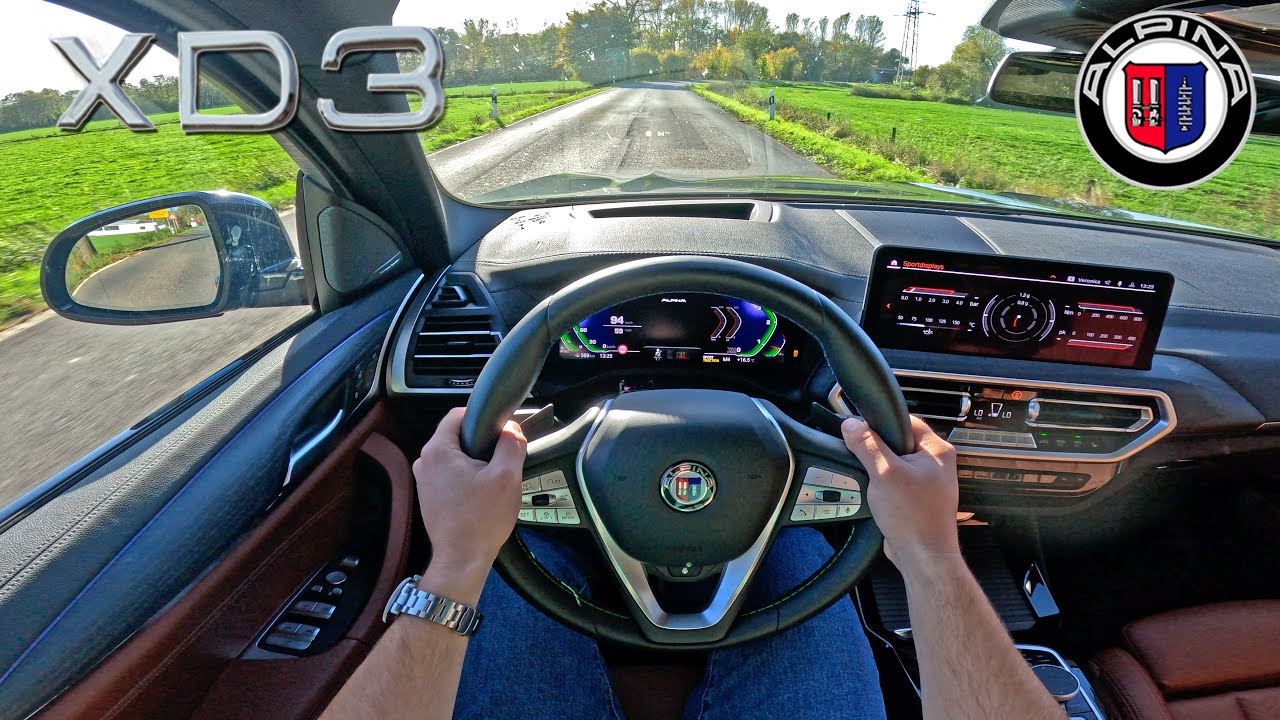 BMW ALPINA XD3 *QUAD TURBO* POV 0-100 LAUNCH CONTROL!