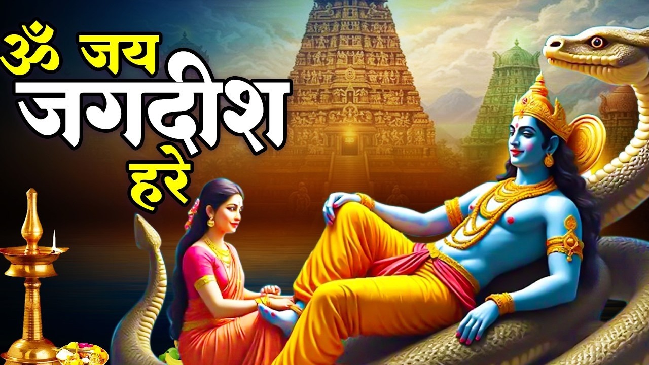 Om Jai Jagdish Hare Aarti | ॐ जय जगदीश हरे आरती | Vishnu Aarti | Vishnu Popular Aarti Lyrics