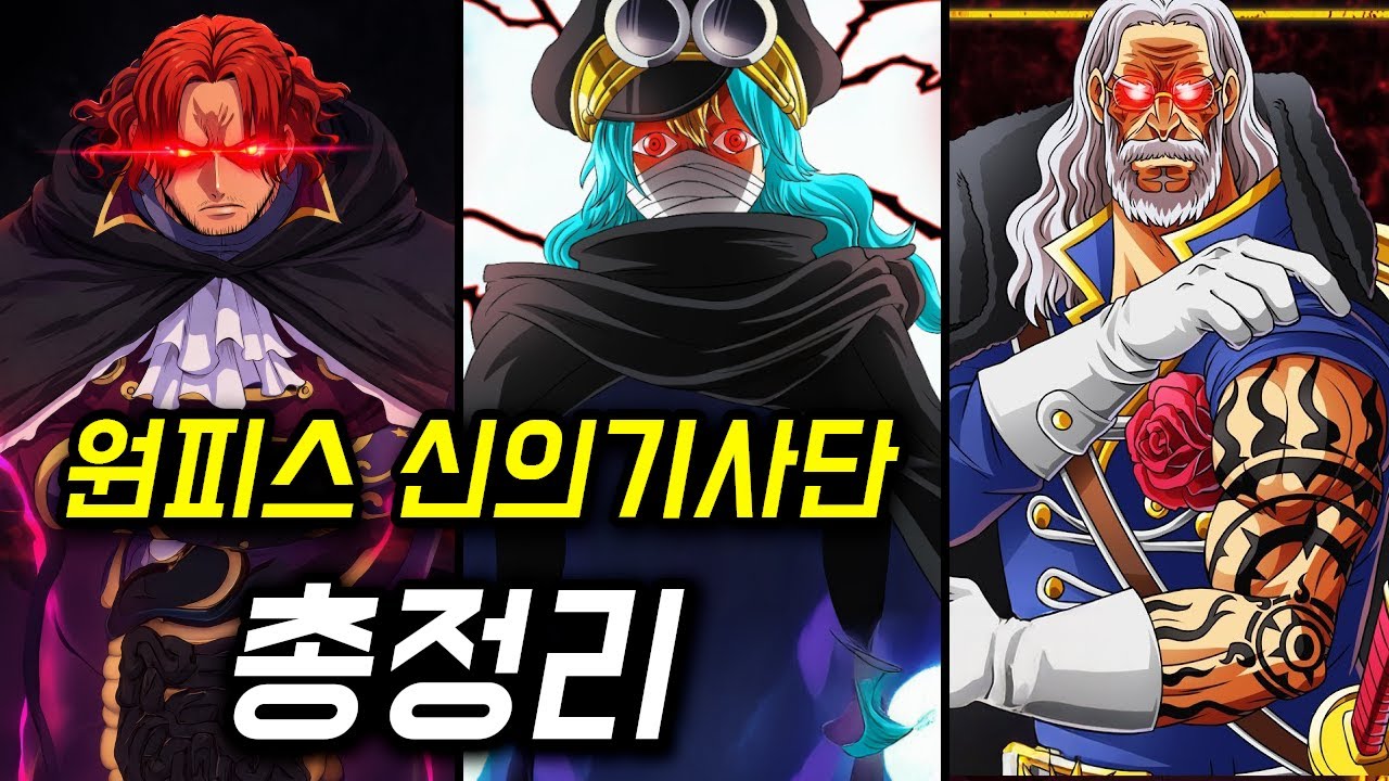 원피스 현재까지 나온 신의 기사단 총정리 (분석, 계약, 능력, 약점)