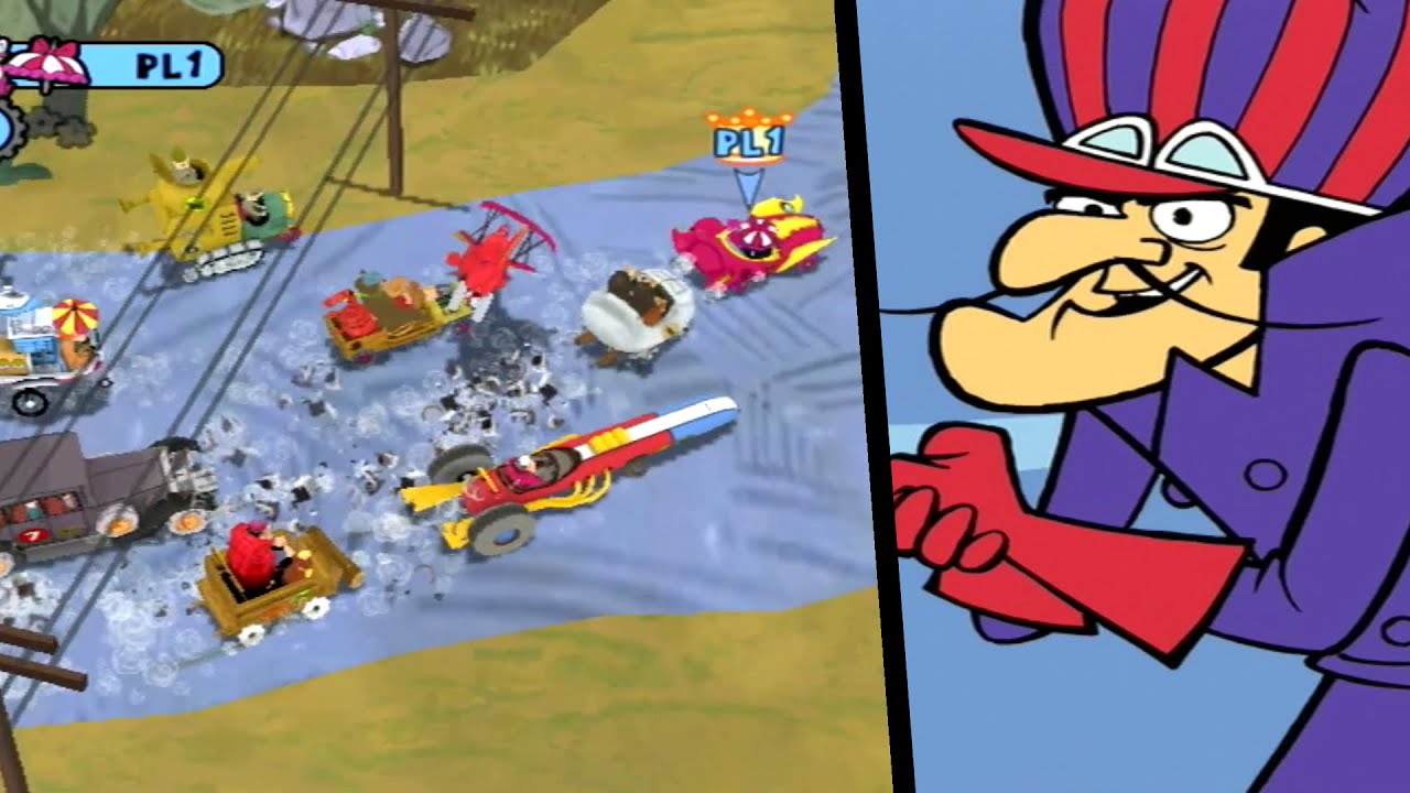 Wacky Races: Crash and Dash ... (Wii) Gameplay