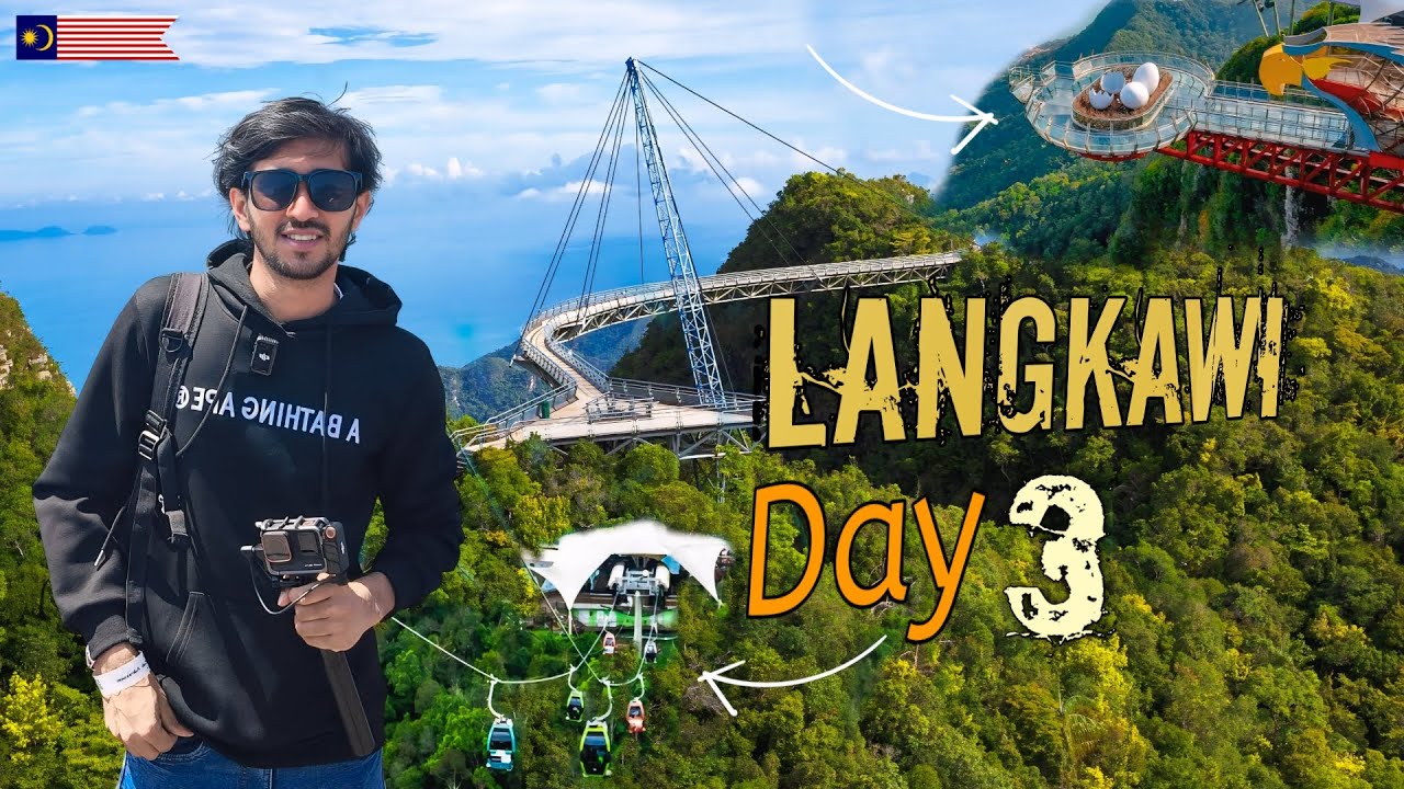 আকাশে হাঁটার অনুভূতি || Langkawi Sky bridge || Langkawi Vlog Day 3 || 3D Art & Cable Car Adventure!