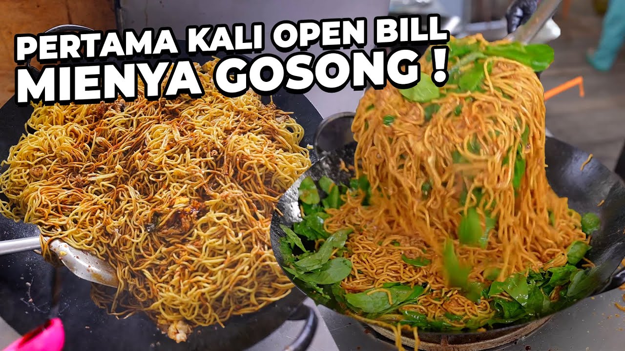 PEDAGANG BIKIN MIE GOSONG TEMPATNYA DI SURUH OPEN BILL !