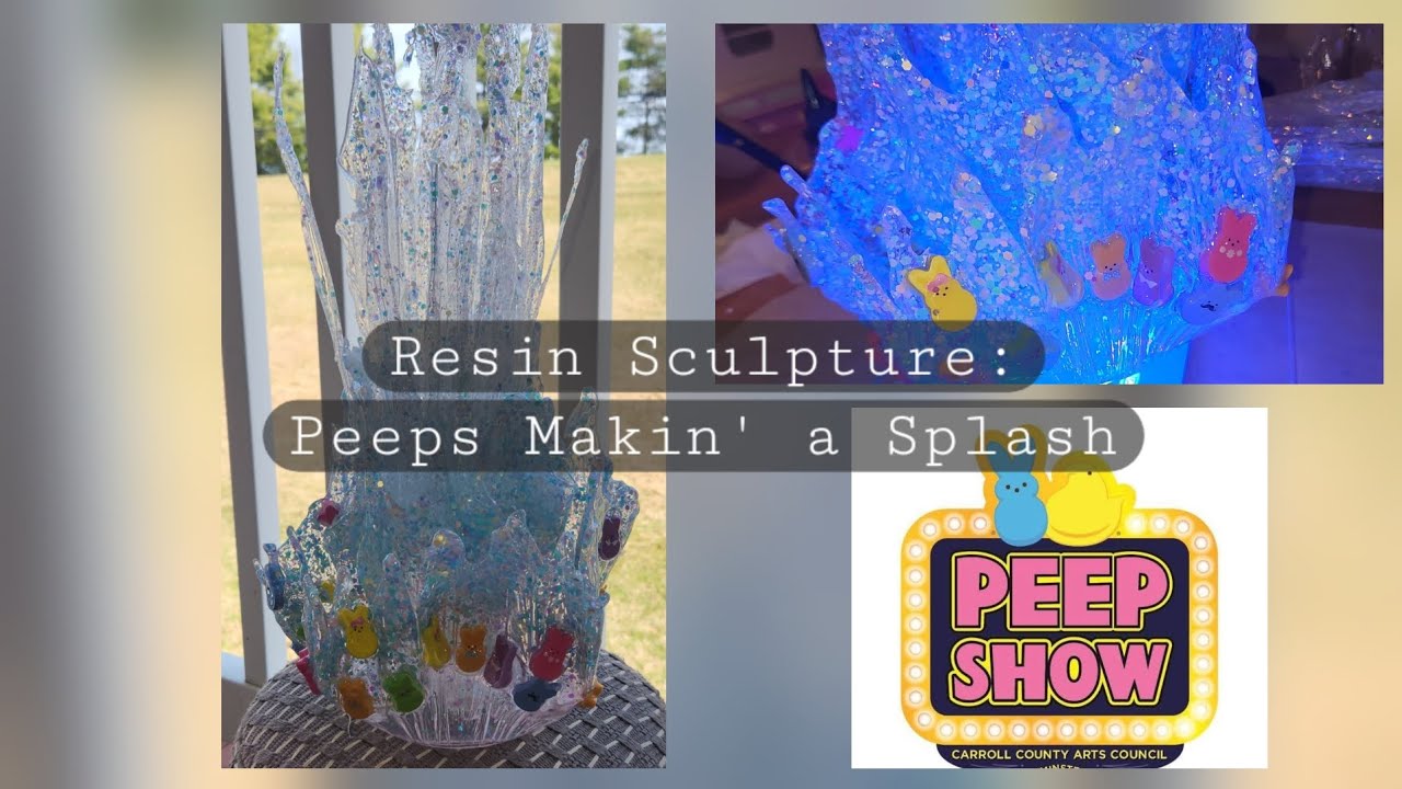 Resin Sculpture: Peeps Makin' a Splash 🌊