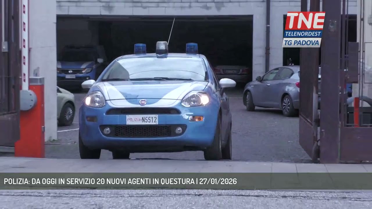 POLIZIA: DA OGGI IN SERVIZIO 20 NUOVI AGENTI IN QUESTURA | 27/01/2026