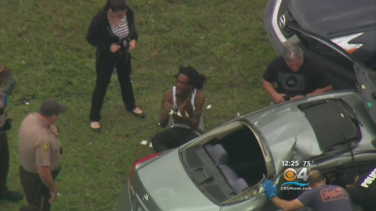 Police Pursuit Ends With Crash In Opa-Locka