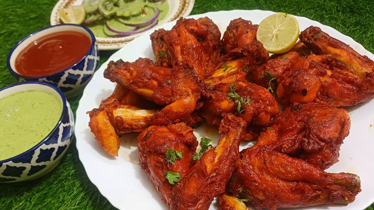 crispy chicken wings fry | street style chicken wings | easy chicken wings recipe at home