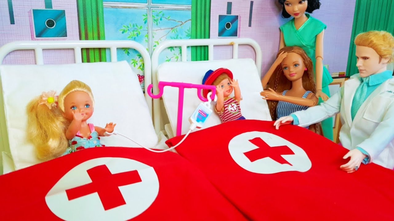 Barbie Doctor Doll Hospital Toy - Nurse Barbie Doll Medical Center Playsets