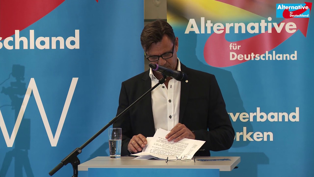 AfD Wahlkampf am 20.09.2017 in Ahaus: Rüdiger Lucassen