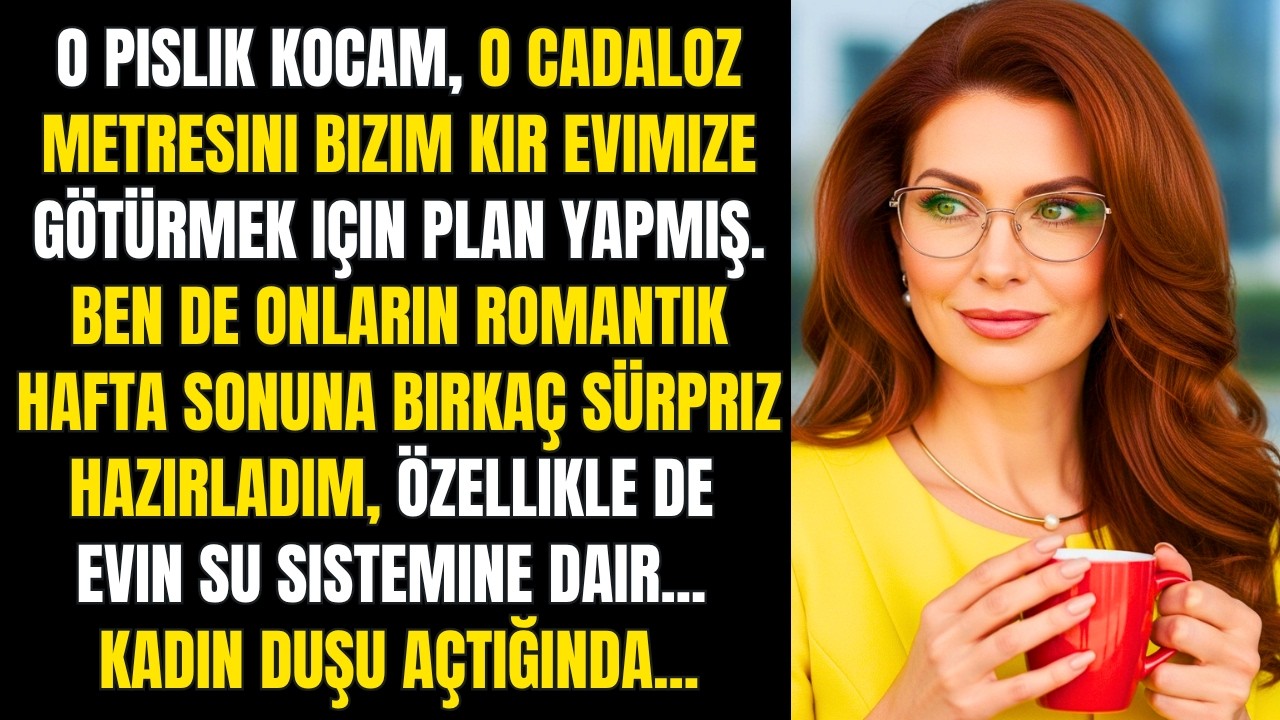 KOCAM VE METRESİ KIR EVİMİZDE KEYİFLERİNİ SÜRÜYORDU – TA Kİ DUŞU AÇANA KADAR...