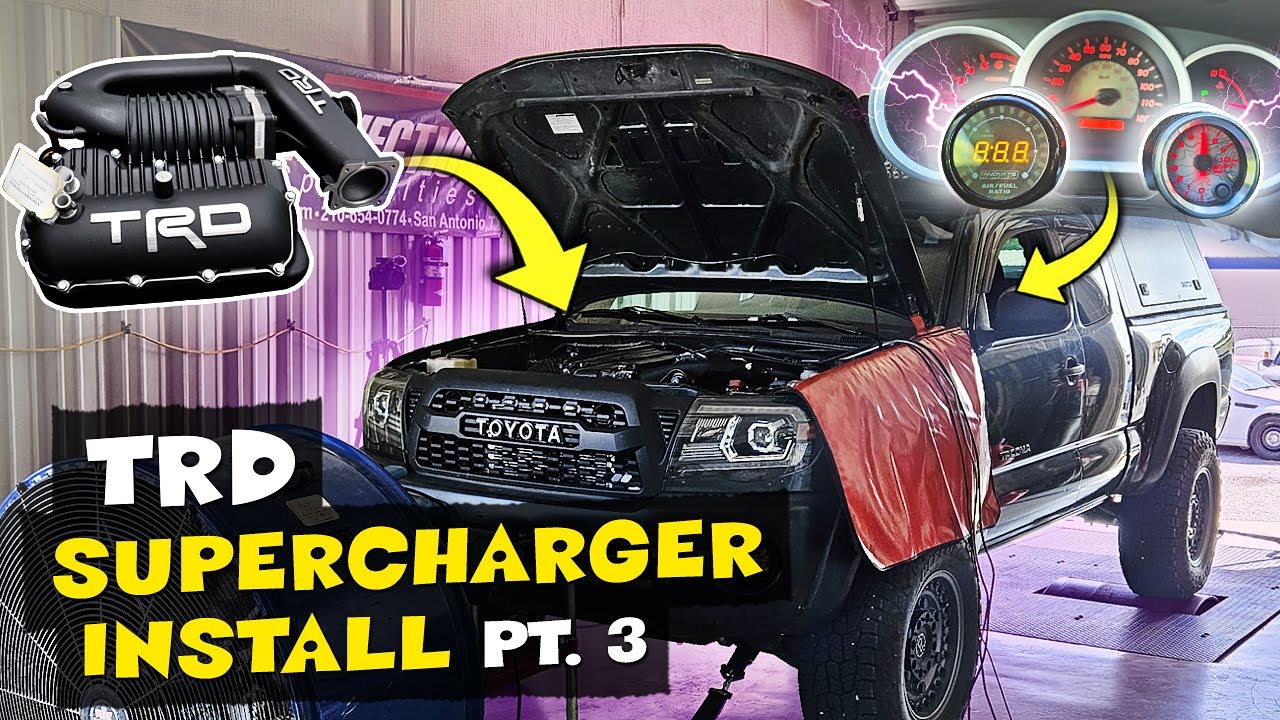 WAS IT WORTH IT?! Tacoma TRD Supercharger Install, part 3: Gauges, First Start-Up, and Dyno Results!