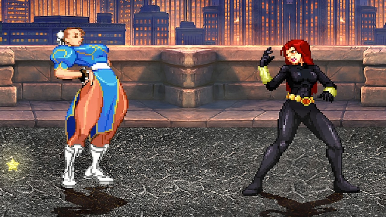 Chun Li Ex Vs. Black Widow - The Interceptor