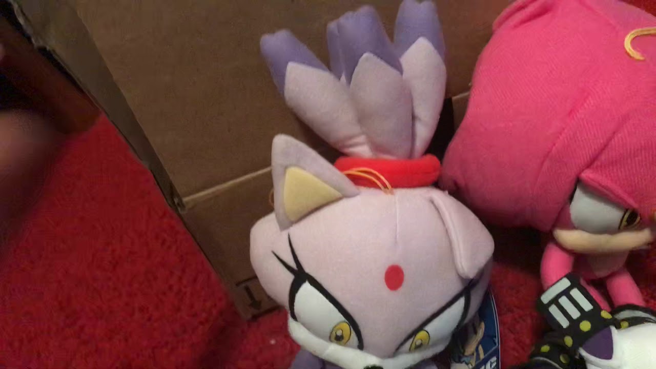 New espio and blaze plush